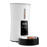 2025 Automatic Cat Dog Pet Feeder With Battery 4L Dry Food Treat Dispenser Electric Auto Pet Food Bowls & Timed Feeders for Dog