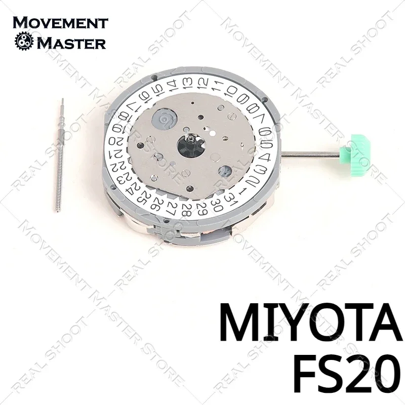 Japan MIYOTA FS20 Movement Date At 4.5 6Hands 3.6.9 Small Seconds New Quartz Movement Watch Movement Accessories