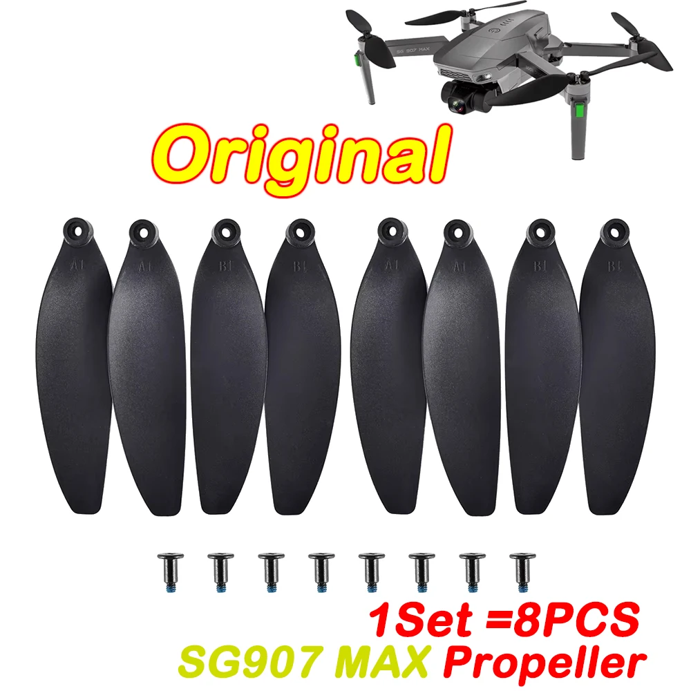 New Original SG907 MAX Propeller Props Maple Leaf Wing Spare Part for ZLL RC Drone Qaucopter SG907MAX Blade Accessory 8PCS/Set