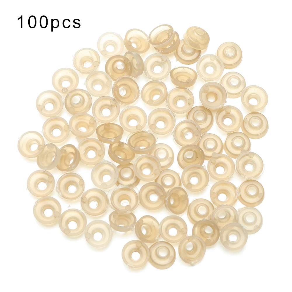 100Pcs/bag 5-22mm Round Gaskets Washers for Plastic Safety Eyes Nose Back for Bear Doll Animal Toys DIY Craft Child Kids