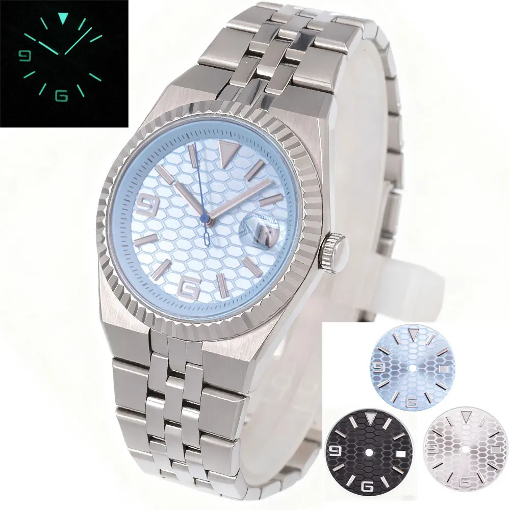 

NEW 40mm Man watch Sterile dial Sapphire glass Waterproof Luxury NH35 Automatic Mechanical mens Wrist watch Reloj automático