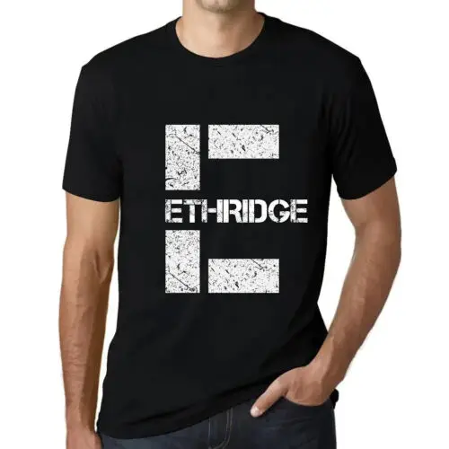 Herren Grafik T-Shirt Ethridge Öko-Verantwortlich Vintage Jahrgang Kurzarm