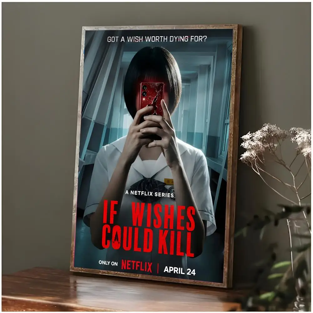 Series Thriller If Wishes Could Kill Poster Modern Wall Art Bedroom Living Room Print Unframed