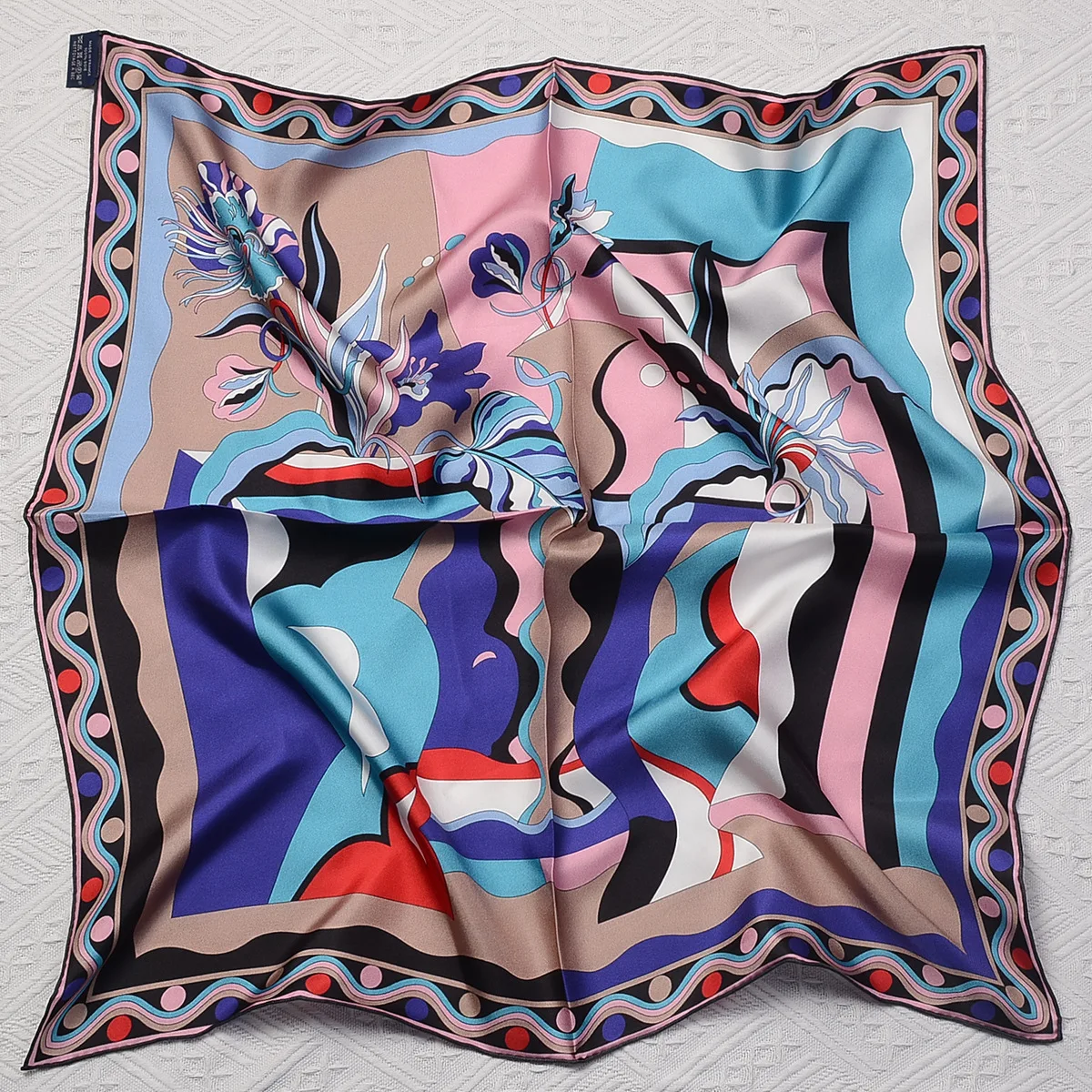 

Luxury Brands Twill Scarf Small Square Bandanas Scarves Neck Clothing Accessories Valentine's Day Christmas Gift