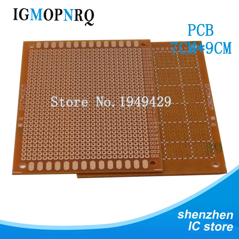 5Pcs DIY Prototype Paper PCB Universal Experiment Matrix Circuit Board 5x7cm 7*9 9x15