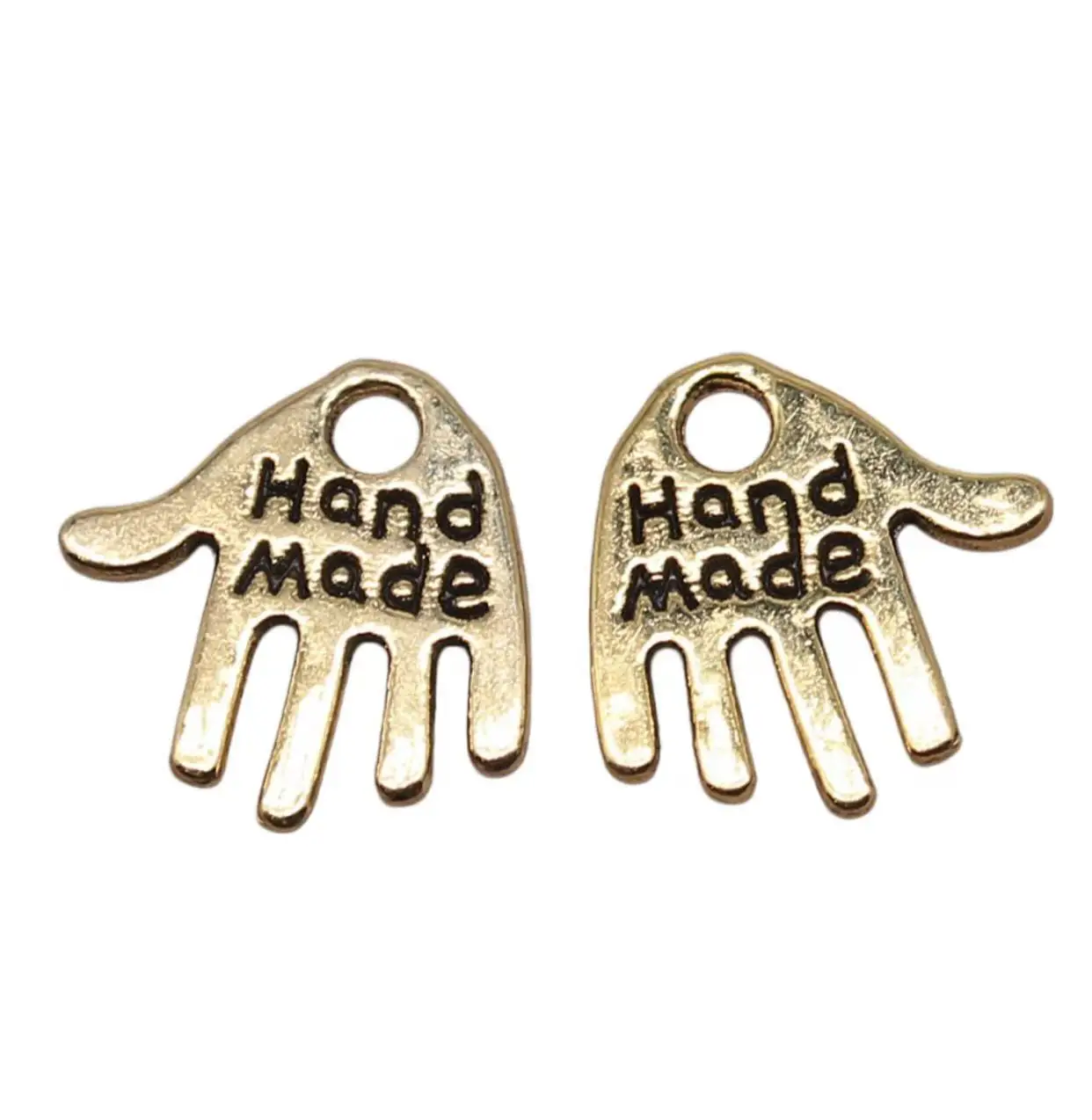 

20pcs 13mm Alloy matel hand shaped charms HWH1835 handmade accessories