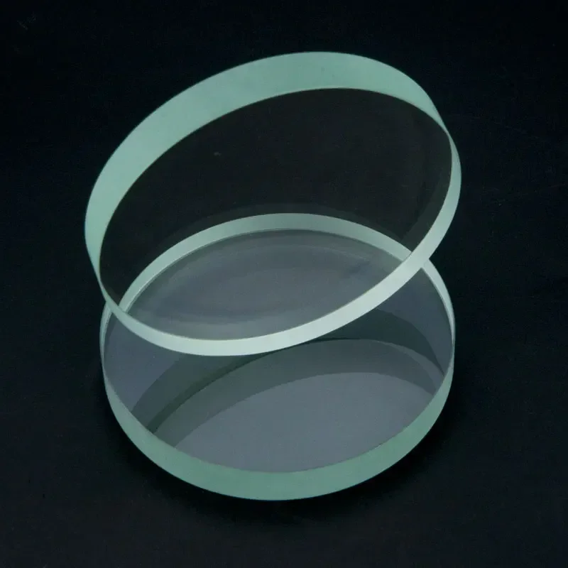 2PCS High Temperature Pressure Acid Alkali Resistance High Transparency Tempered Glass Disc Boiler Mirror Stalinite Plat Lens