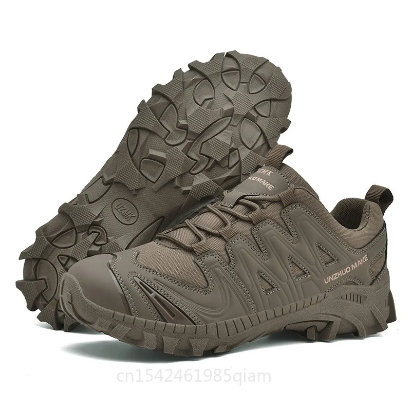 Large size boots men's outdoor high-top flight boots new boots men's non-slip field desert