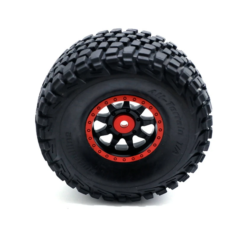 Joint d'adaptateur de jante de roue de course courte en métal pour Traxxas UDR Unlimited Desert Inboulon t 1/7 RC, pièces de mise à niveau de voiture, rouge