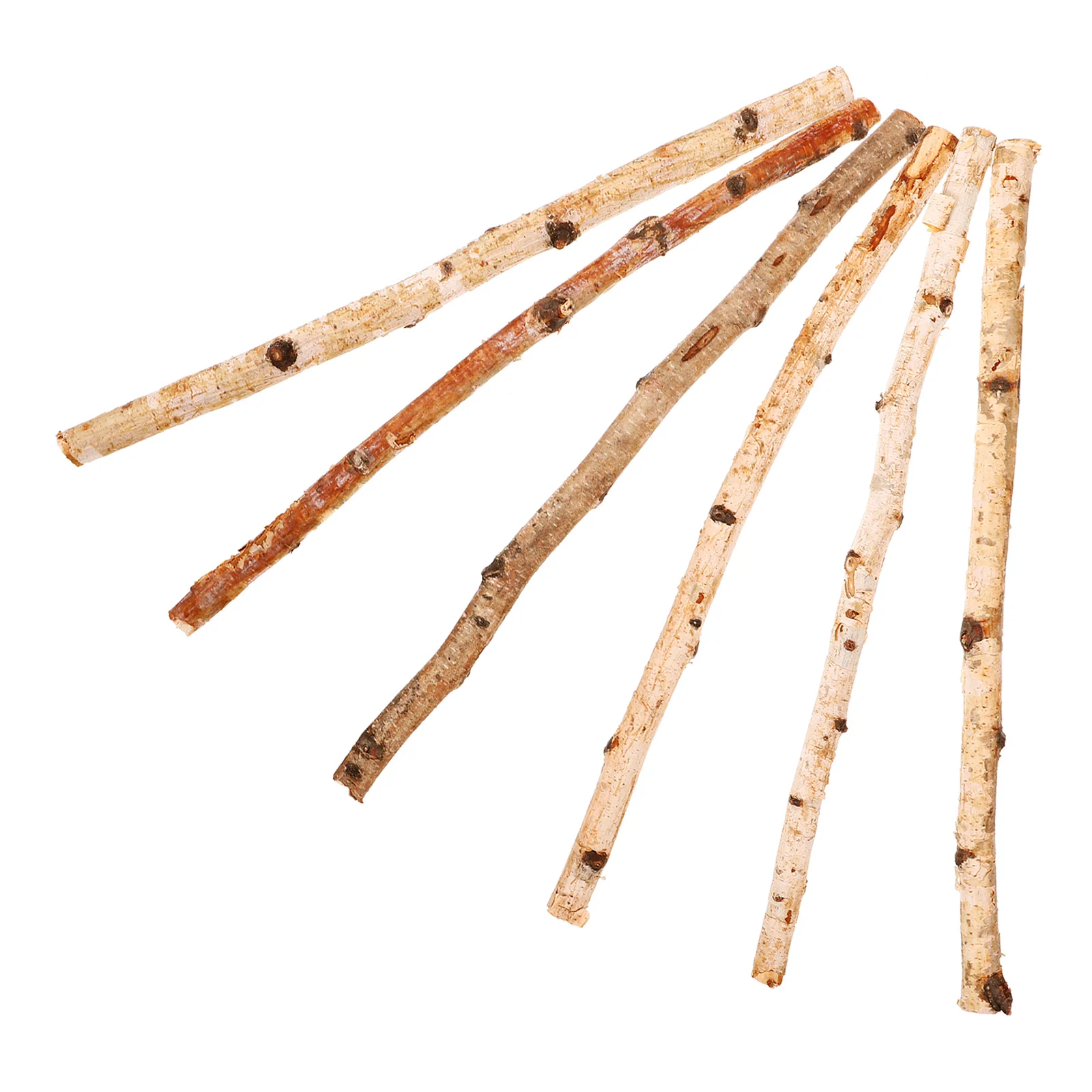 

6 Pcs Natural Wood Stick Craft Sticks Artificial Vines Photo Prop for Crafts Bundle of
