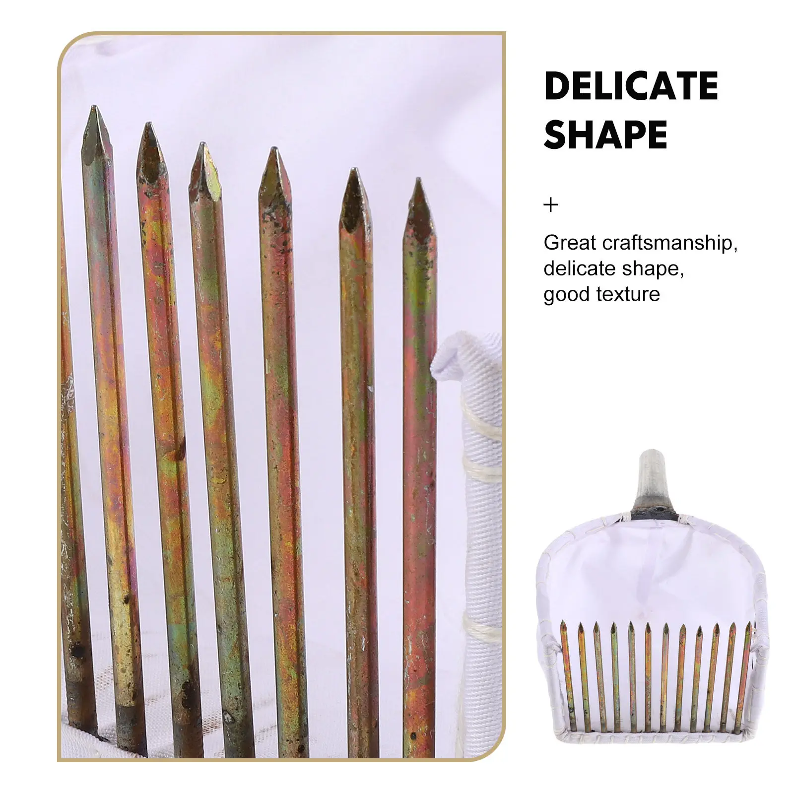 Ergonomic Blueberry Picker Rake with Metal Pole & Scoop Basket for High Branches Raspberry Fruit Harvesting