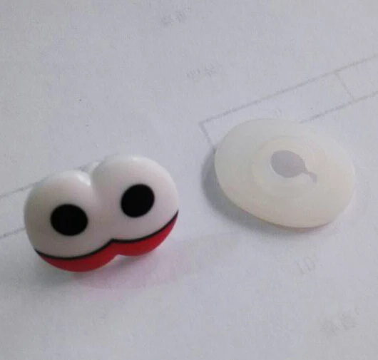 

new arrival top quality 14*20mm funny toy eyes with white washer refuse bad quality