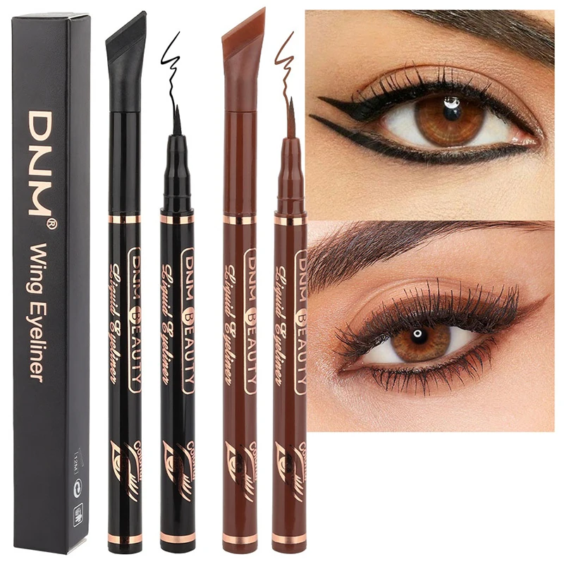 Crayon Eyeliner Liquide Mat Rouge 12 Couleurs Maquillage Imperméable Séchage Rapide Lisse Ultra-fin Eyeliner Pointes d'Ailes Cosmétiques