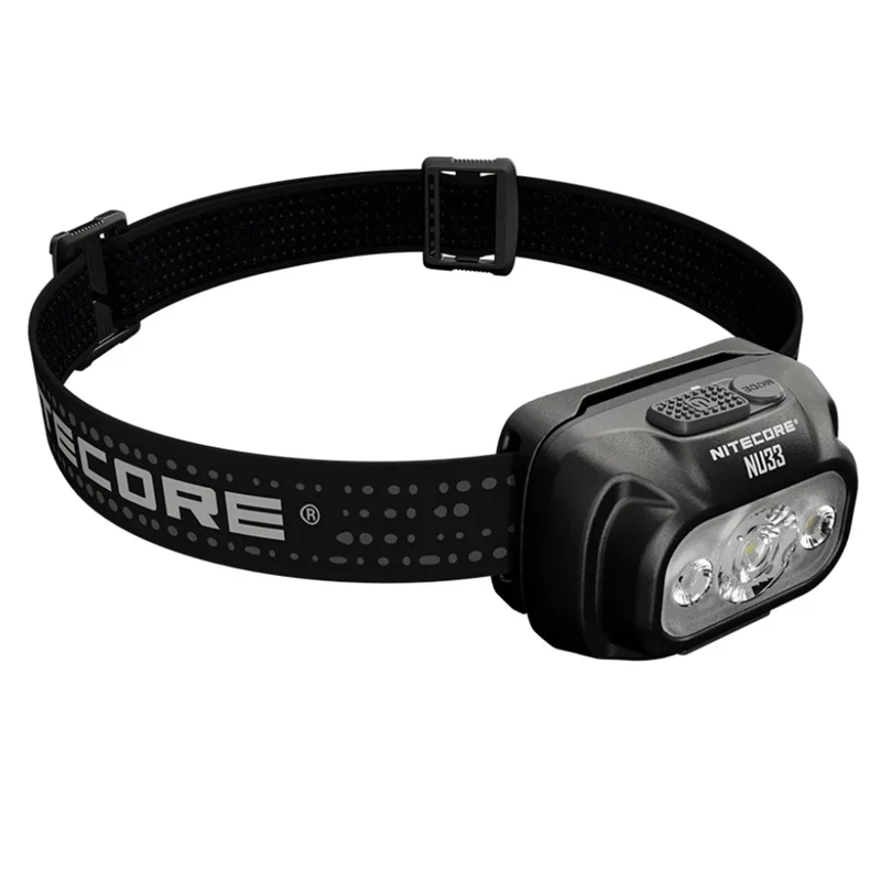 Nitecore NU33 700 lumens High CRI LED Triple Output Headlamp CRI auxiliary White Light Headlight Built-In Battery