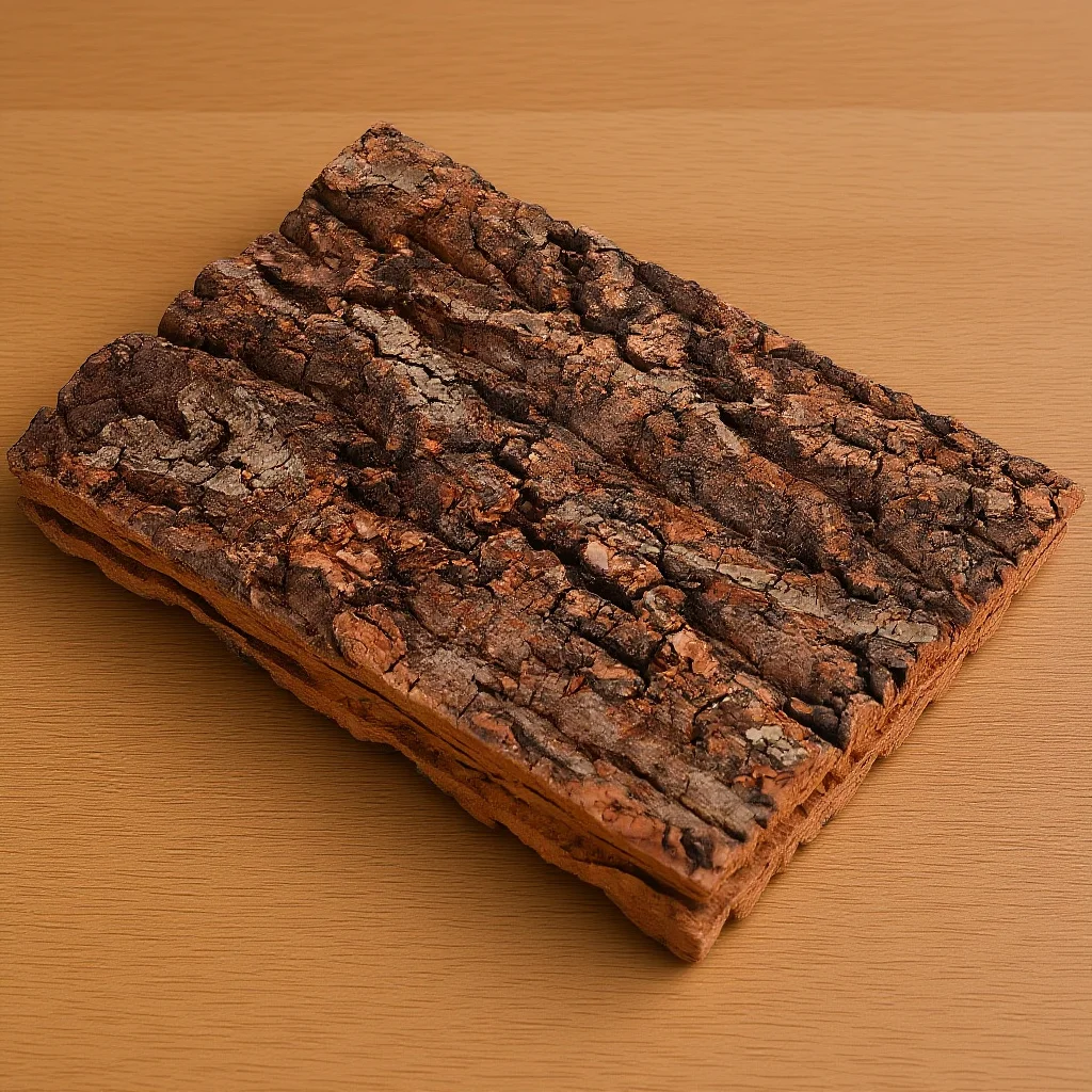 

3Pcs Reptile Bark Natural Cork Bark Platform Terrarium Landscape Background Realistic Decor Terrarium Background