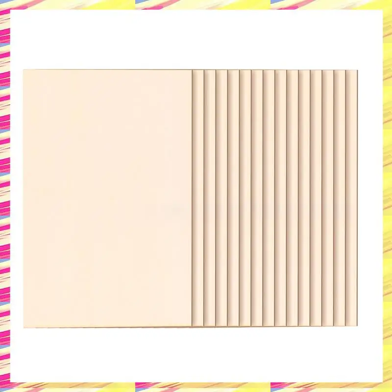 

ABJJ 15PCS Basswood Craft Board Model Building Carving Handicraft Educational DIY Accessories DIY Basswood Chips