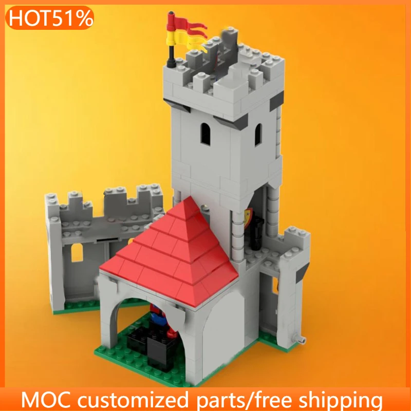 261 PCS Medieval Classic Expansion 6080 Guard Tower MOC Customize Modular Building Block Technology DIY Holiday Toy Gifts