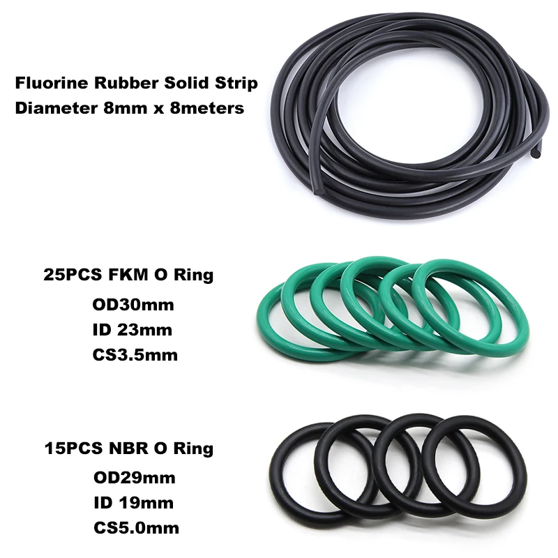 

Индивидуальный заказ - 16 шт., черное уплотнительное кольцо из EPDM ID220 x OD230 x CS5 мм,