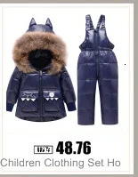 2026 Fashion Winter Duck Down Jacket for Big Boy Children Wear Parka Garments Clothes Thickened Hooded Feather Coat Clothing 6-1