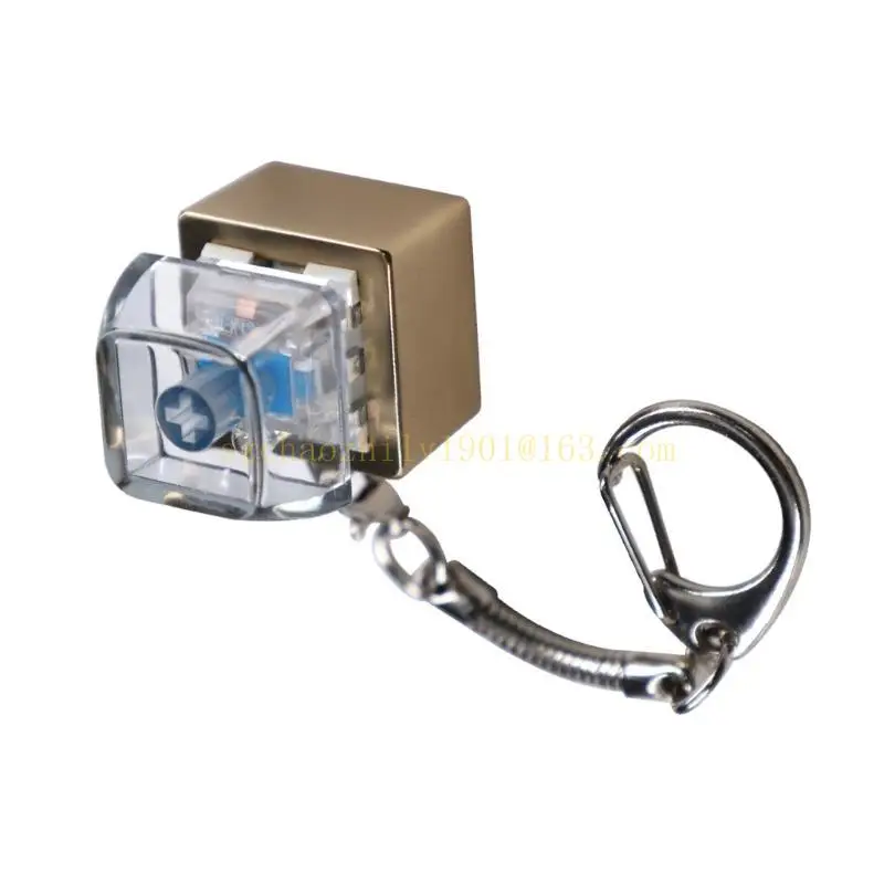 62ka 아연 합금 키보드 스위치 키 체인 스트레스 감소 전자 빛나는 버튼