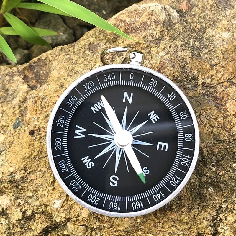 

Portable Compass Aluminum Lightweight Emergency Compass Outdoor Hiking Survival Tool Precise Navigation Wild Tool Expedition