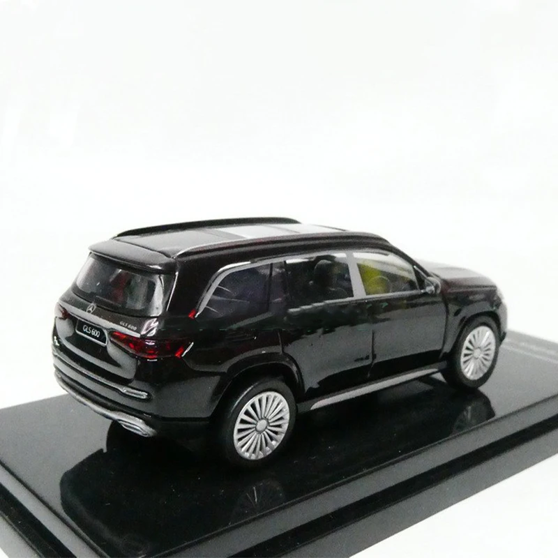 Diecast 1:64 Scale Benz Maybach GLS Supercar SUV Jeep Simulation Model Static Display Collectible Gift Souvenir Decration