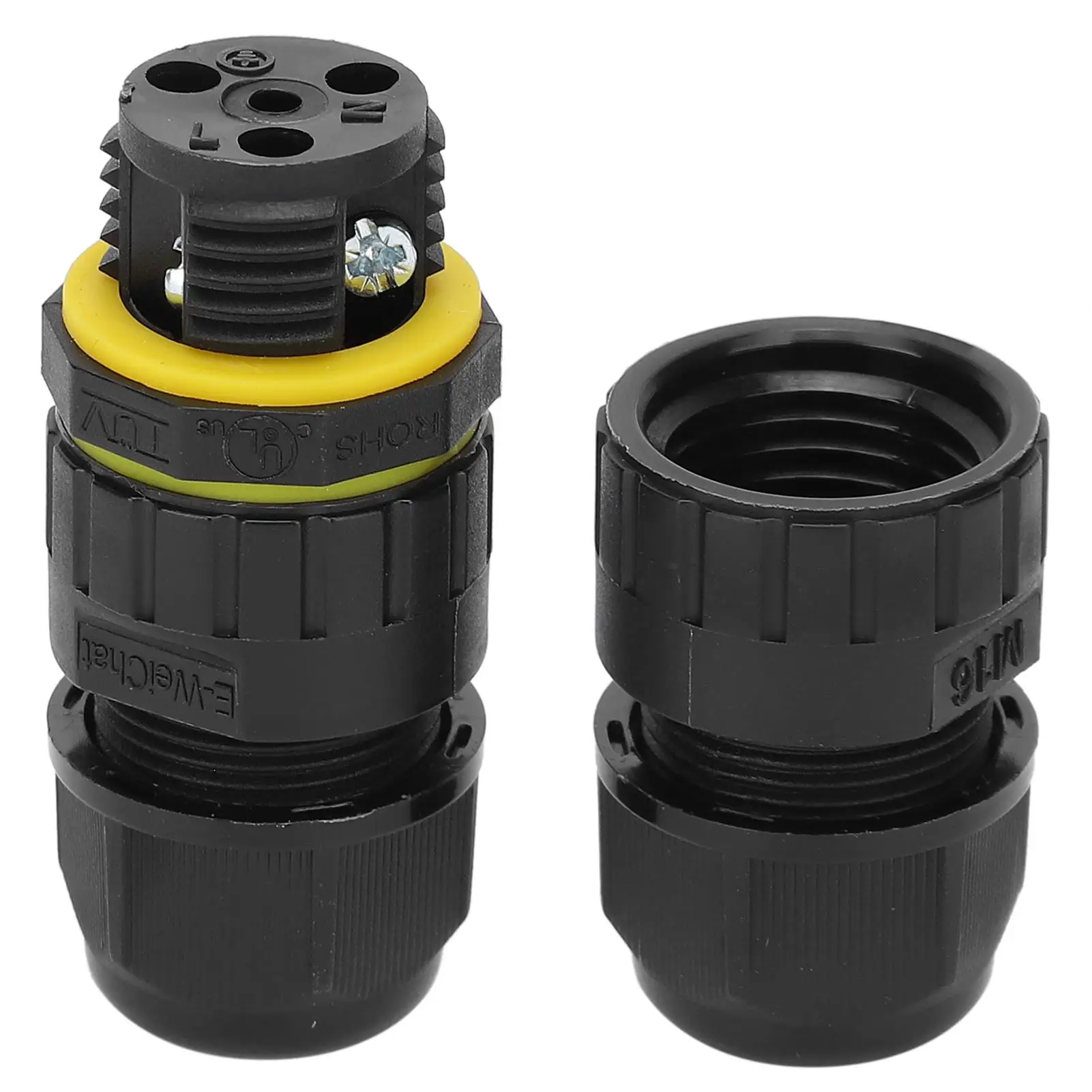 3P IP68 Waterproof Electrical Cable Connector 0.5~1.5mm² for home for outdoor for professional