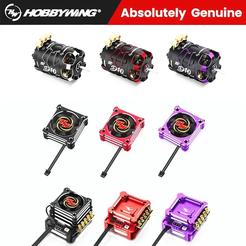 

HOBBYWING XERUN XD10 PRO 100A ESC D10 10.5T 13.5T Motors Sensored Brushless Combo For 1/10 RC Drift Racing Model Car Accessories