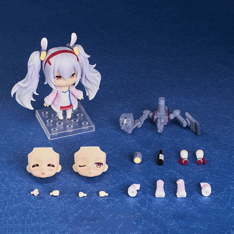 10cm Anime Q Version #1923 Azur Lane Laffey Figure Dolls USS Hammann Action Figurine Cartoon Change Face Model PVC Statue Toys