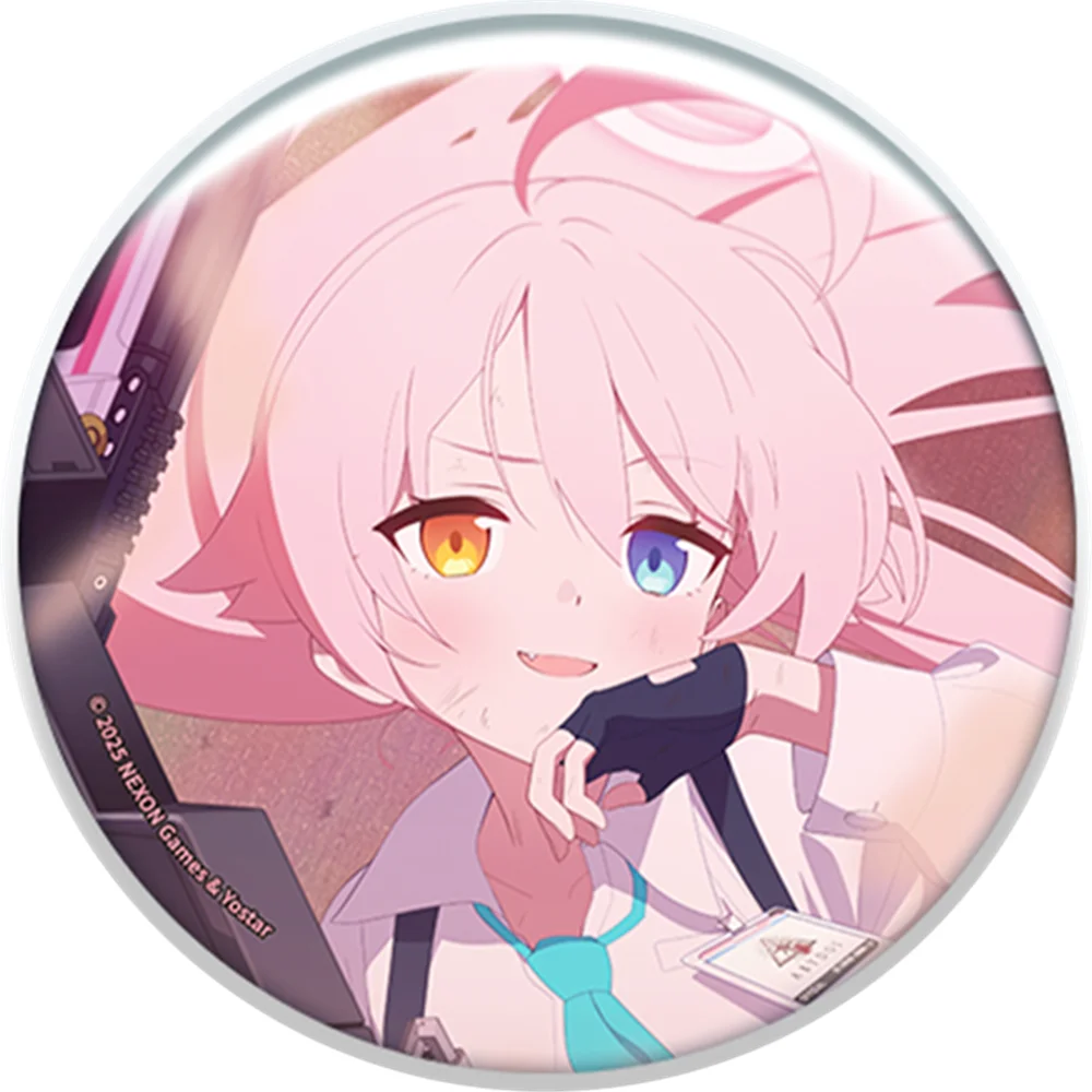 58mm Game Blue Archief Shirasu Azusa Takanashi Hoshino Ajitani Hifumi Cosplay KOSTUUM Badge Pin SPTE Blik Broche ﻿   Prop Gilf