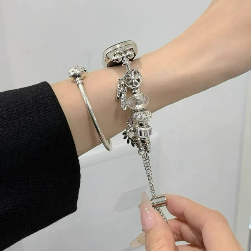 حزام خرز بوهو للزينة بنفسك لسوار شاومي باند 10 9 8 7 6 8 برو 9 برو، إكسسوارات سوار مجوهرات نسائية لهواوي باند 10 9 8
