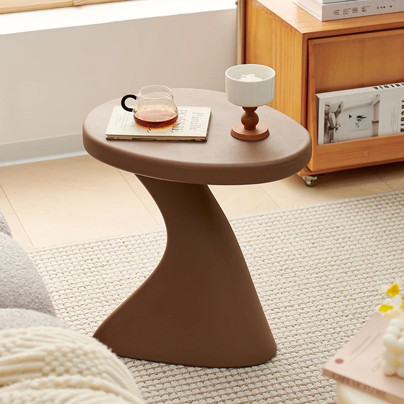 

Luxury Minimalist Bedside Table Creative Side Table for Living Room Bedroom Nightstand Multi-functional Furniture Muebles