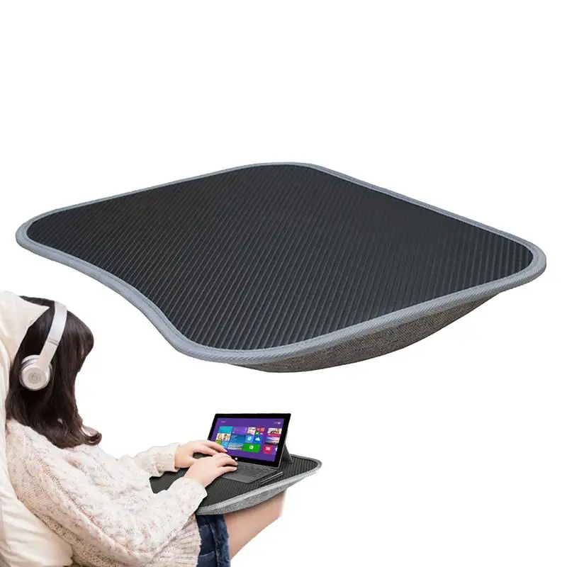 Lap Desk For Laptop with Cushion Computer Lapdesk with Soft Pillow Cushion Laptops Portable Pad Computer Lapdesk Large Holding