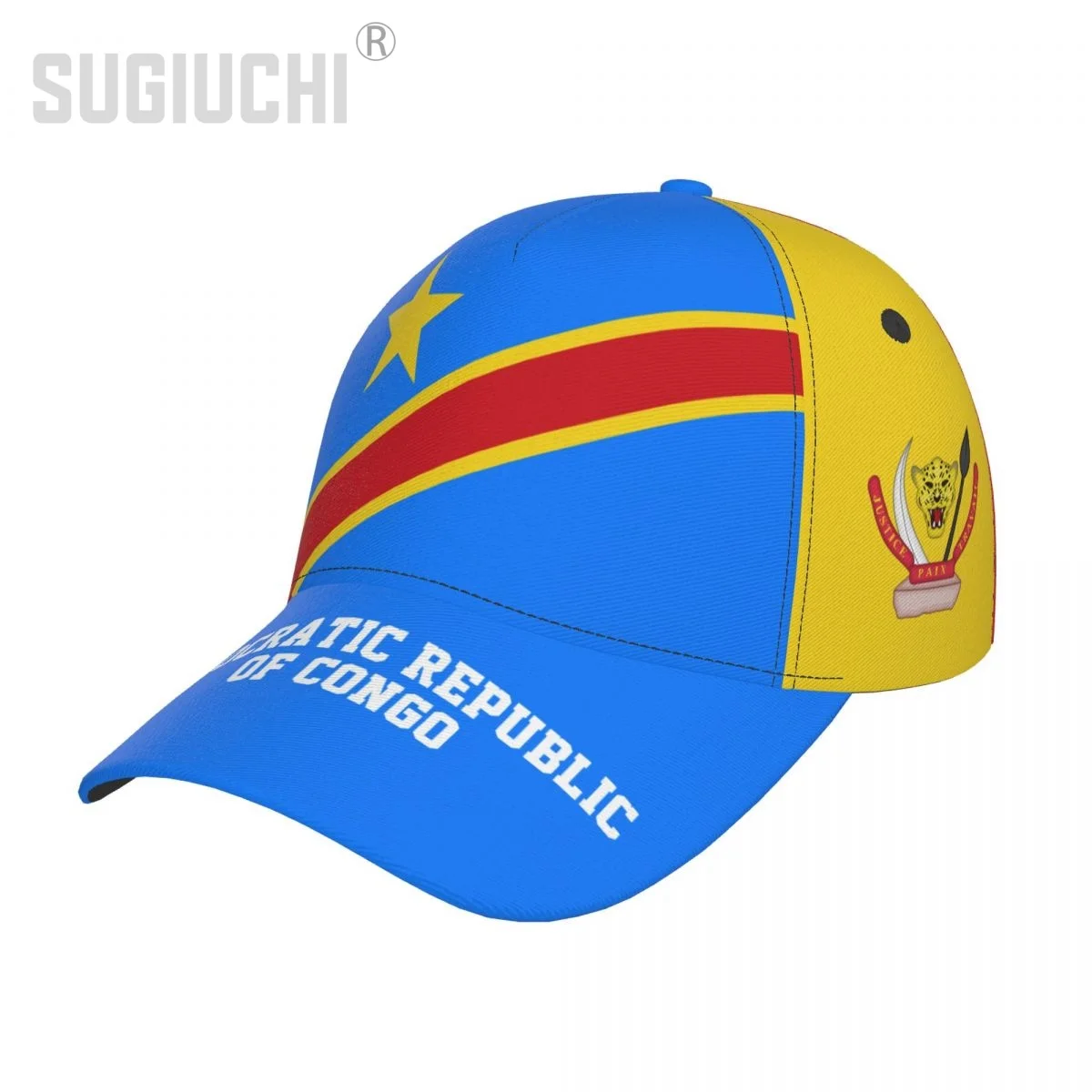 Unisex Democratic Republic Of Congo Flag Adult Baseball Cap Patriotic Hat for Baseball Soccer Fans Men Women