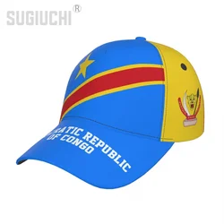 Unisex Democratic Republic Of Congo Flag Adult Baseball Cap Patriotic Hat for Baseball Soccer Fans Men Women