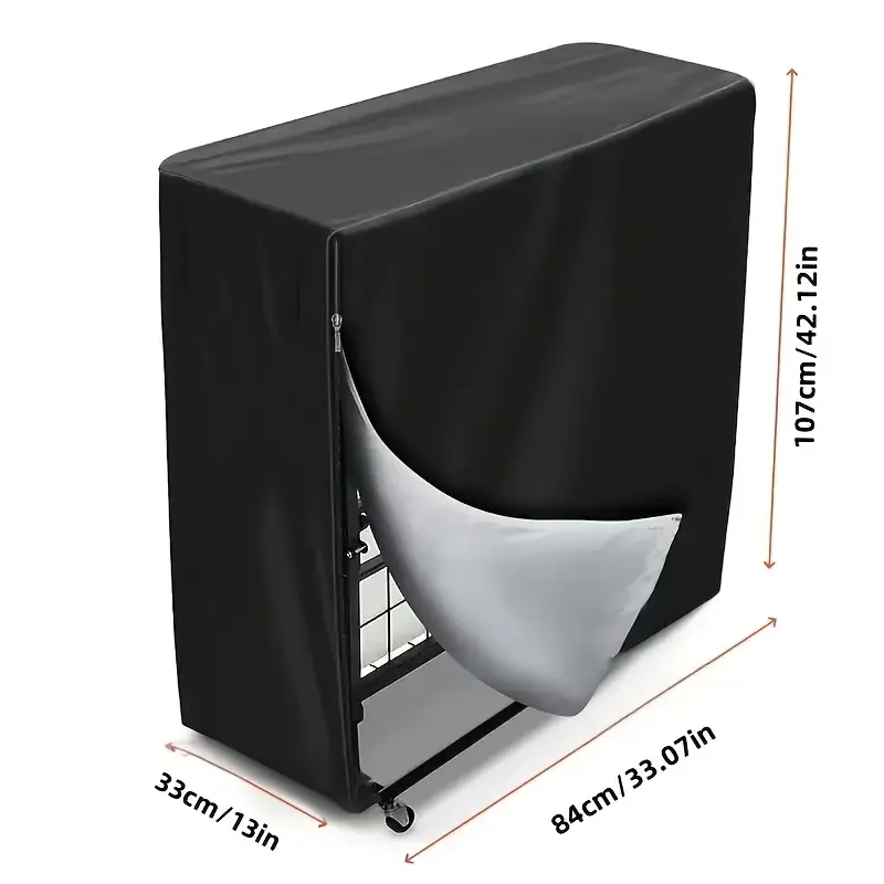 غطاء حماية للكراسي القابلة للطي: قماش أكسفورد متين 210D، غطاء كرسي الفناء والحديقة لجميع المواسم مع إغلاق برباط #5