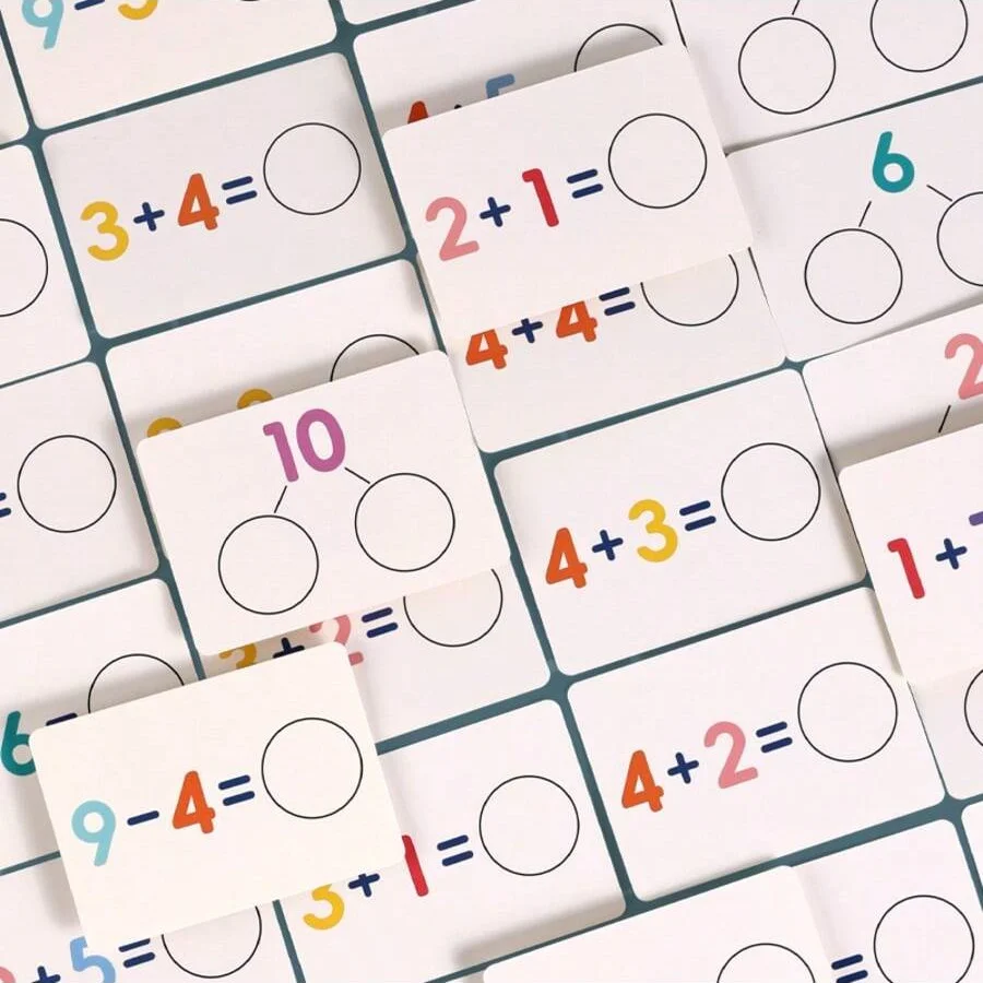 Number Recognition, Counting & Early Arithmetic Games for Toddlers  Addition and Subtraction Cards Math Learning Toys for Kids