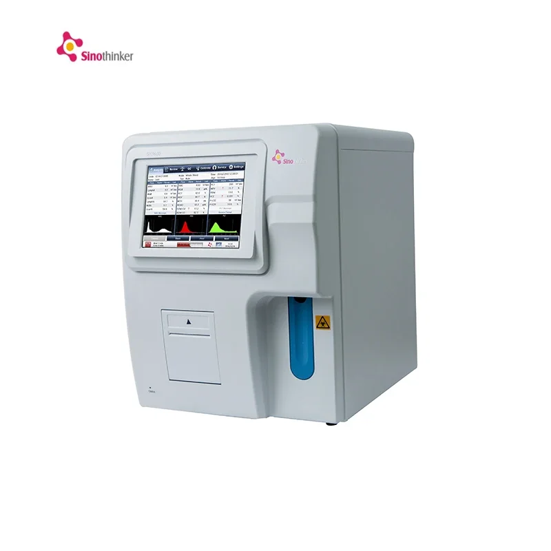 60 T/H Speed CBC Cell Cell Counter Medical Portable 3 Piece Fully Automatic Hematology Analyzer