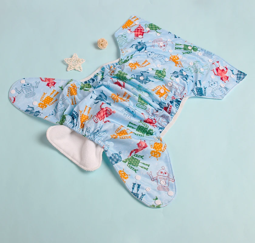 [Usurpon] 6-11Years L Size Children Diaper Older Baby Child Mesh Inner Cloth Nappy Printed Diaper