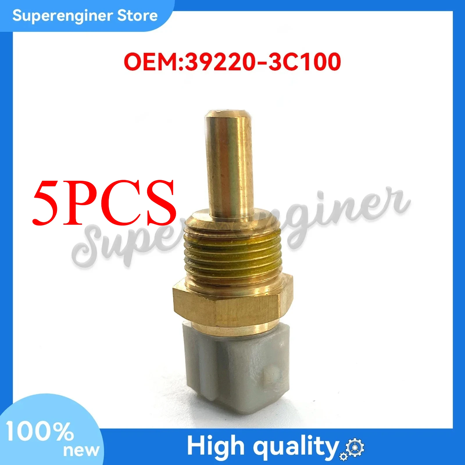

5PCS 392203C100 39220-3C100 Oil Temperature Sensor Fit For Hyundai Azera Santa Fe KIA Sorento