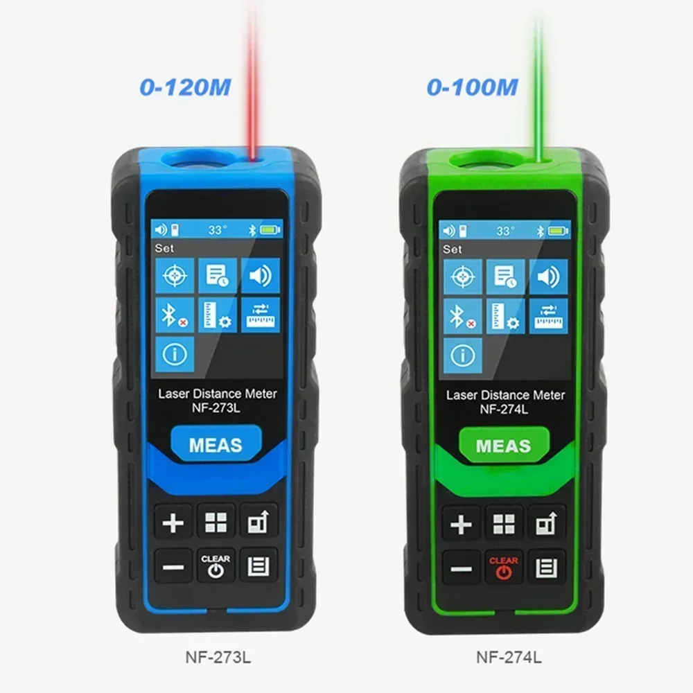 Laser Rangefinder Noyafa NF-273L Smart Laser Distance Meter Electronic Roulette Digital Ruler Tape Range Finder Measure Tool