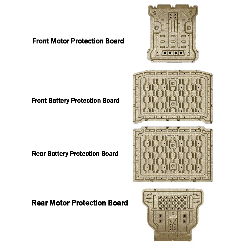 Para XPENG G7 2025 602KM 702KM protector de batería de Motor de aluminio bajo protección inferior protector de Motor placa de deslizamiento de chasis