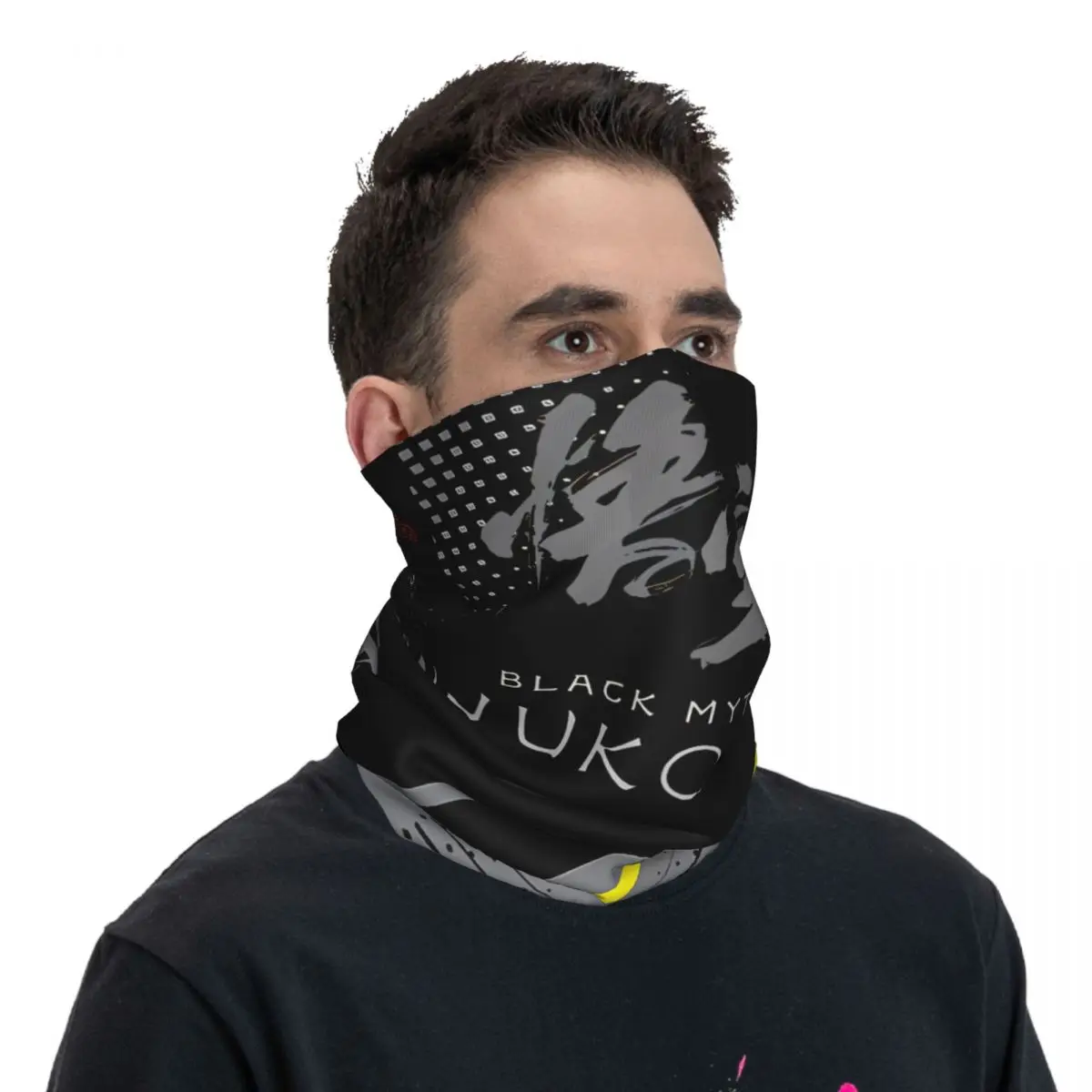 Bandana de juegos populares globales, cubierta de cuello para motocicleta, Club negro, Myth: Wukong, bufanda envolvente, tocado multifuncional, ciclismo, Unisex