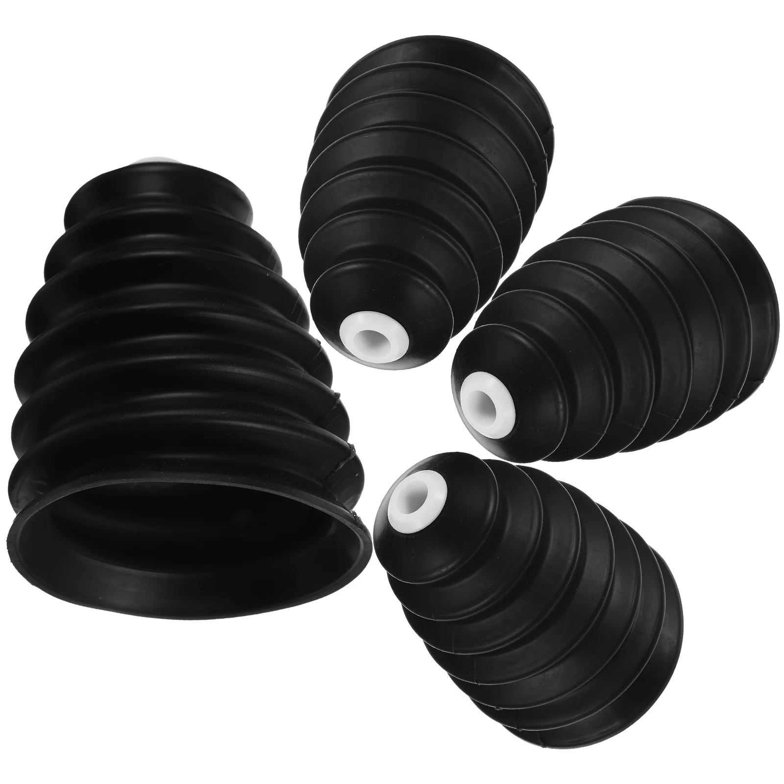 4 قطعة غطاء الحفر المقاوم للغبار سيليكون المطرقة جامع للمطرقة الكهربائية قرع اليد الحفر الرماد الماسك أداة التبعي #5