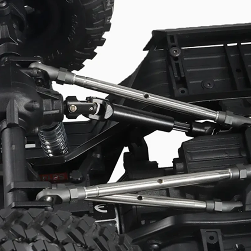 4PCS Steel Heavy Duty Drive Shaft Upgrade Parts for 1/10 RC Crawler Axial SCX10 90046 AXI03007 TRX4 Redcat Gen8