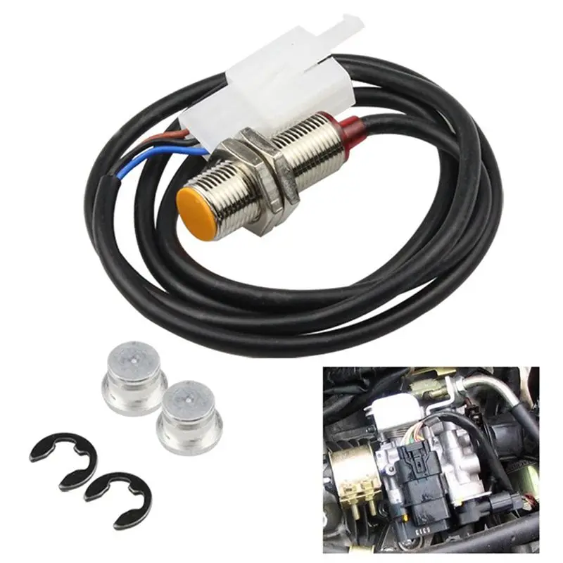 Durable 2 Pcs Motorcycle Sensor Cable For Digital Instruments: Odometer, Speedometer, Tachometer, High Quality-A67F