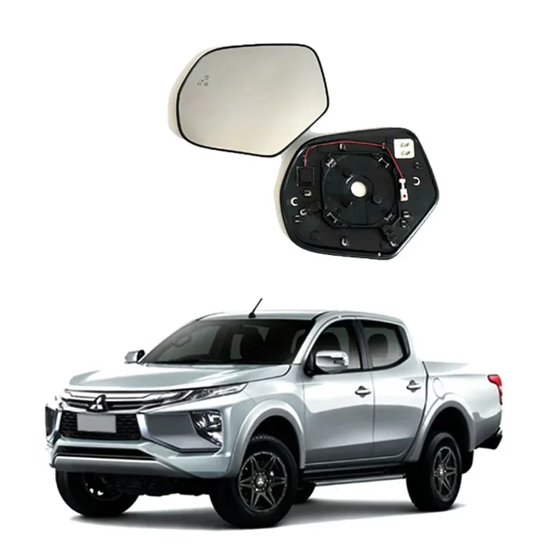 

For 18-20 Mitsubishi L200 car rearview lenses, heated convex mirror glass and blind spots