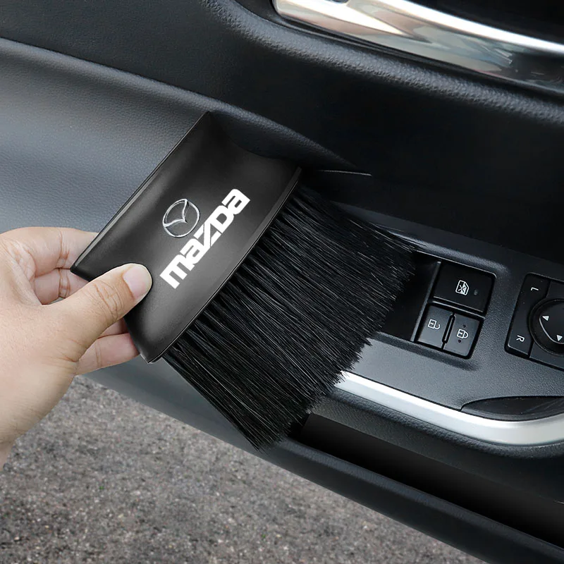 1 قطعة فرشاة إزالة الغبار سيارة منفذ الهواء تنظيف فرشاة لمازدا 3 6 CX5 2 CX3 CX9 MX5 RX8 Axela Demio Atenza MS #2