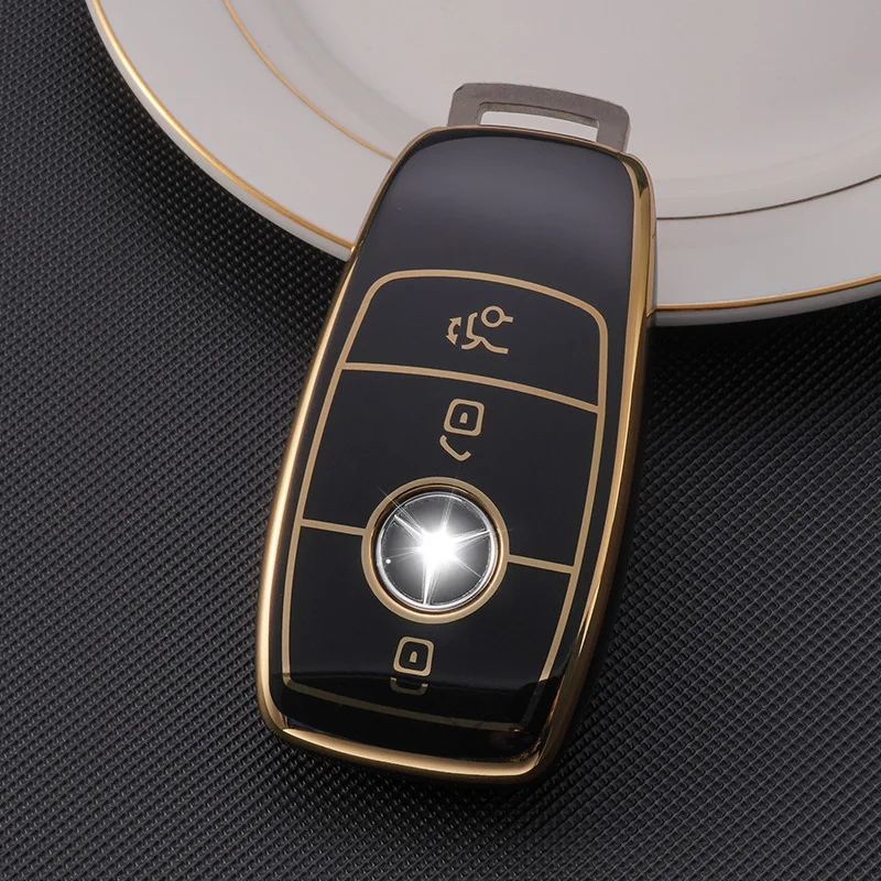 For Mercedes Key Cover TPU Remote Car Key Case For Mercedes Benz Clk 200 W213 Amg Glc A C E S Class W203 W204 W205 W212 W176 CLA