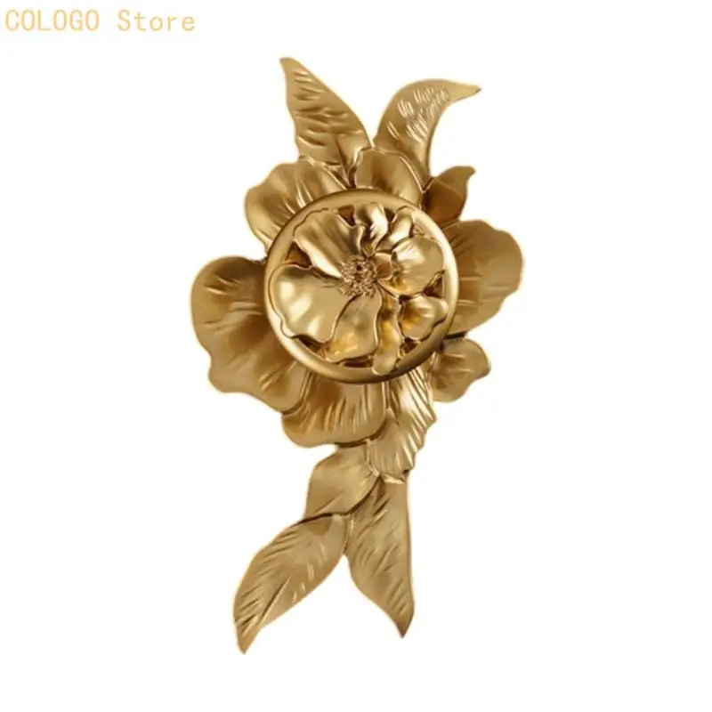Furniture Pull Knob in Gold Tone Metal for Drawers, Cupboards, Dressers, Wardrobes, and Storage Furniture Updates D0LD